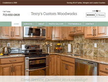 Tablet Screenshot of fairfaxcabinets.com